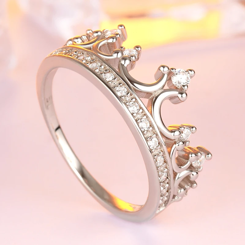 Wholesale Price 925 Sterling Silver Jewelry Ring CZ Diamond Engagement Wedding 925 Silver Rings for Women