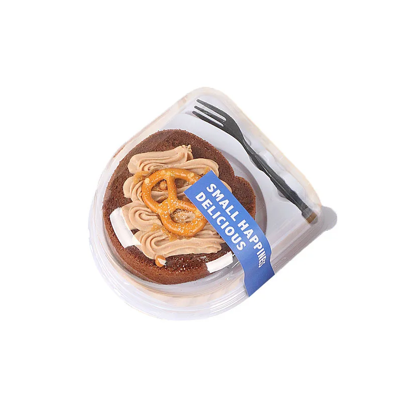 Wholesale Transparent PET Triangle Slice Cake Packaging