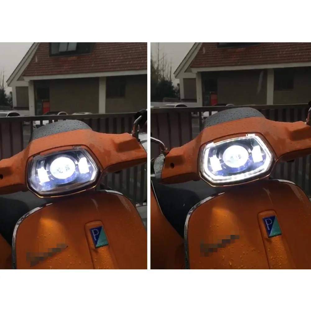 Led Headlight Headlamp With Drl Headlight For Vespa Sprint 150 For