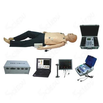 ACLS Medical Comprehensive Emergency Skill Training CPR Functional Manikin Model
