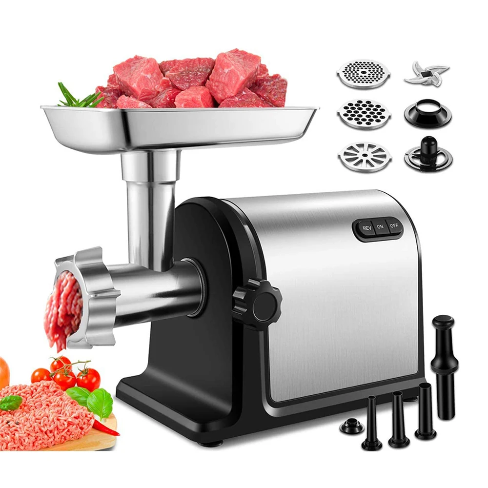 Big Stainless Steel Housing Powerful 2000W Meat Grinder for Home Use Moedor De Carne Fufu Machine