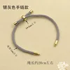 Estilo pulsera gris plata