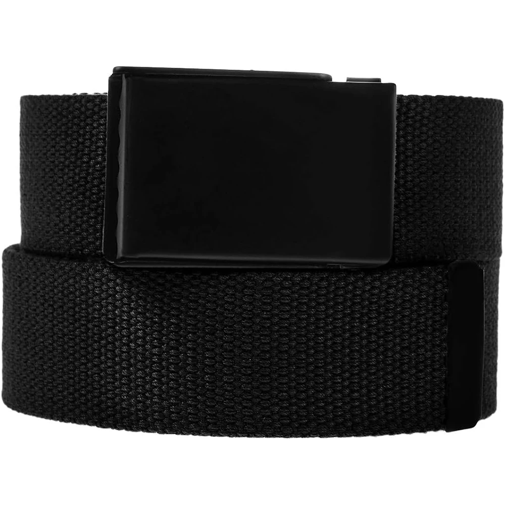 Wear-resistant Breathable Casual Multifunctional Wear-resistant Canvas Web Tactical Belt Men with Flip Top Buckle