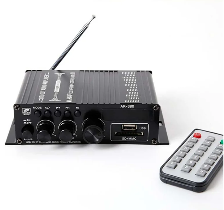 AK380 Digital Amplifier - Hifi FM Audio Wireless Amplifier