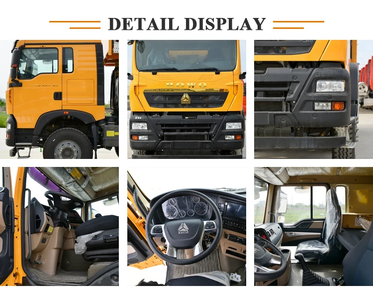 Sinotruck HOWO 8X4 Dump Truck Heavy Duty Tipper Lorry with Rear Camera 2