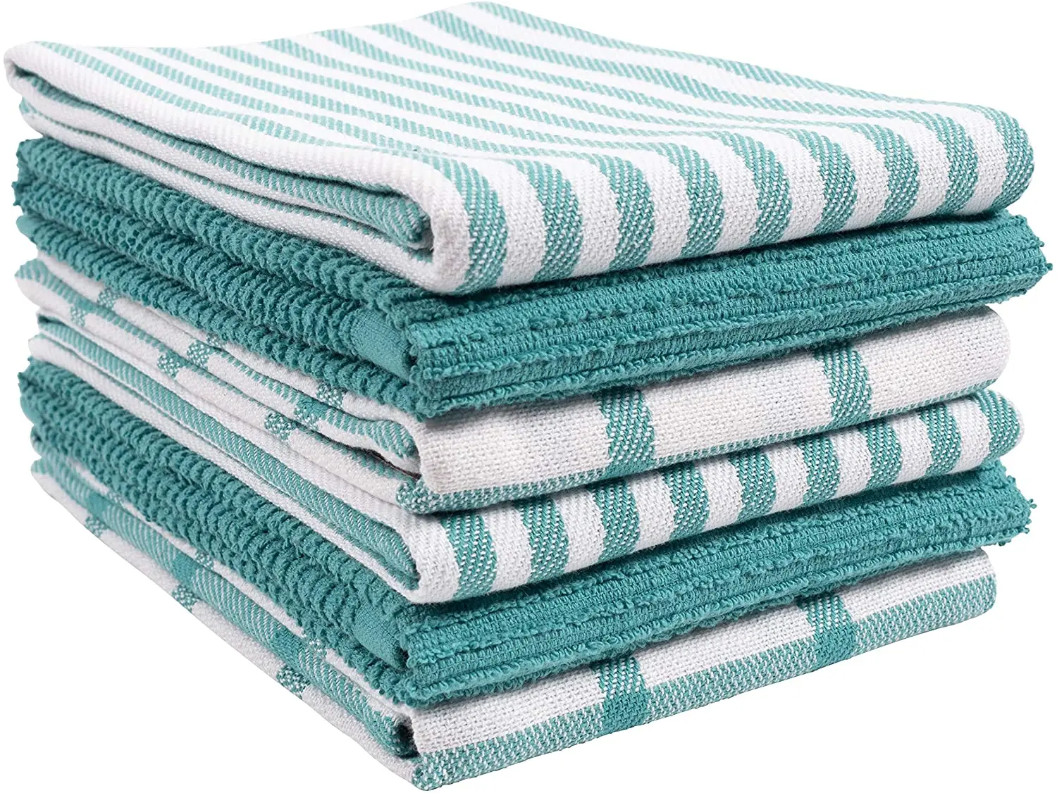 HUI JIA Weave Drying Kitchen Towels Dishes Terry Towels Tea Towel