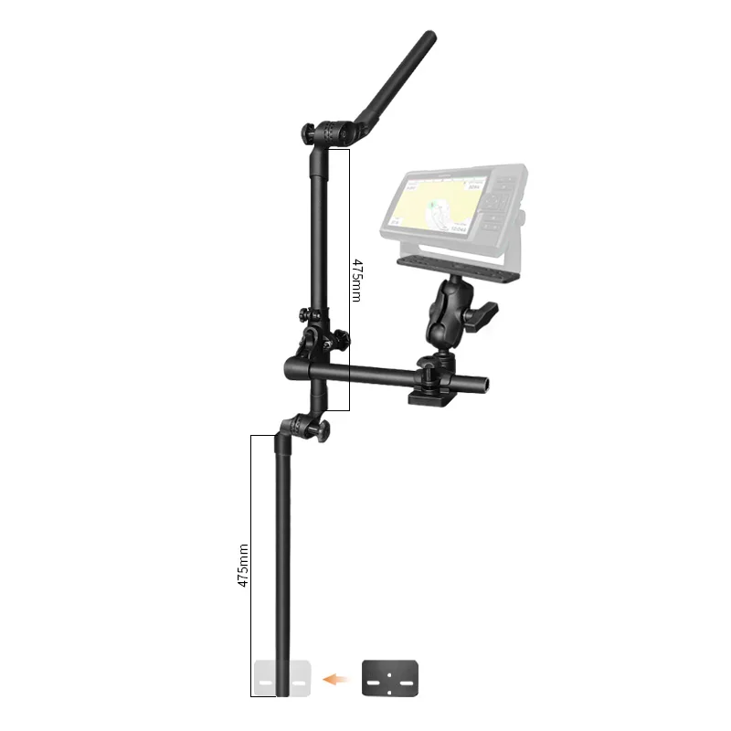 Telescopic Livescope Pole Mount for Garmin Fish Finder With 1073mm  VIN-TYQ-003-ZJ-1073