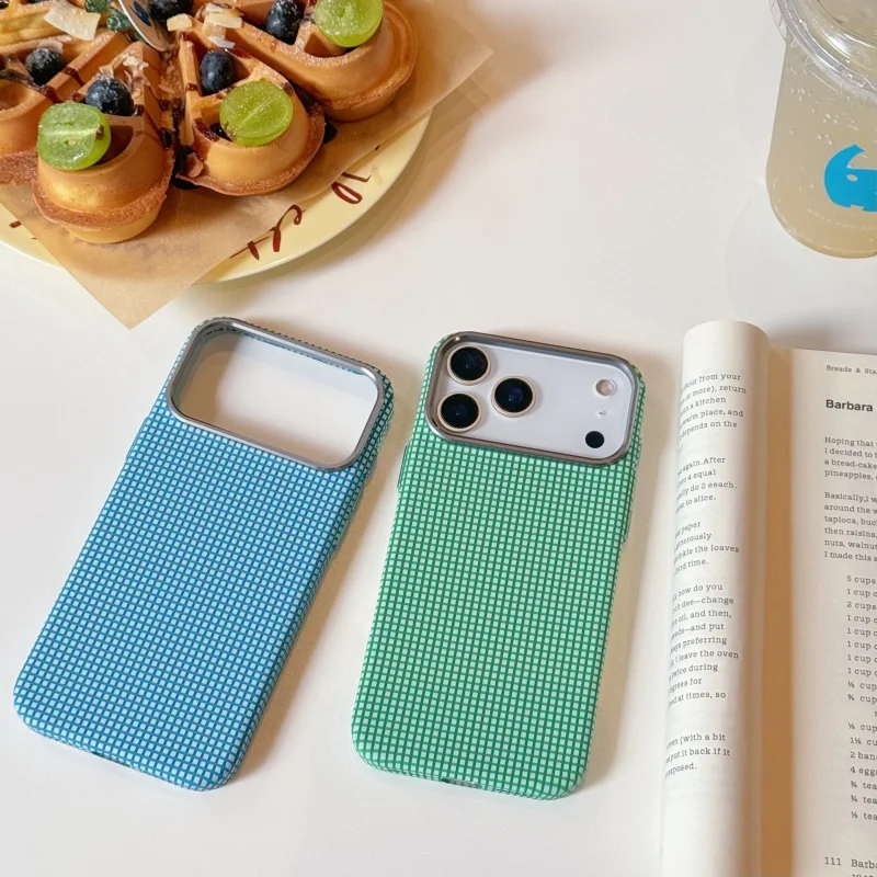 Hot Seller Frosted Carbon Fiber Textured Magnetic Phone Case for iPhone 17 15 16 Pro Max Metal Lens Frame Shockproof Hard Cover