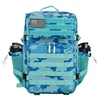 Aqua blue camouflage