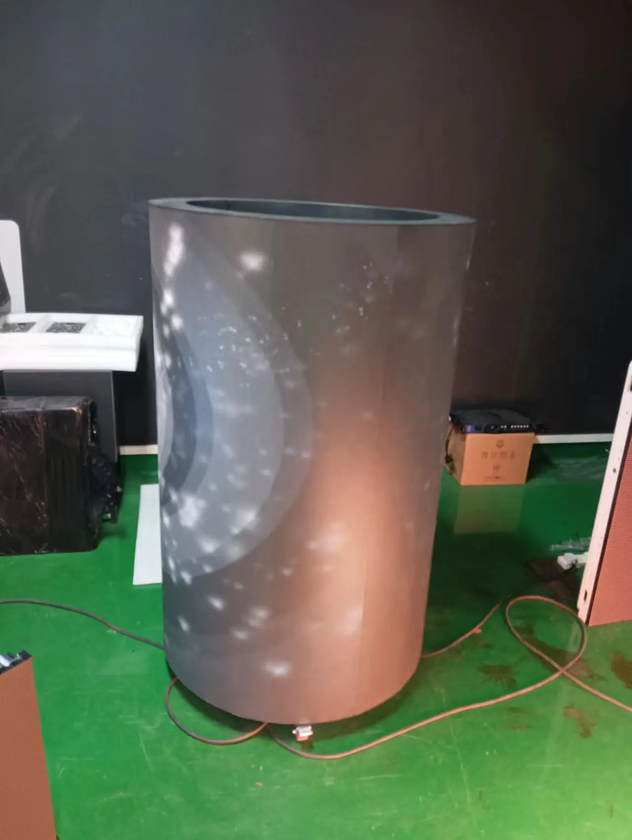 Led Panel Alibaba Creative Indoor Flexible Round LED Display P2 LED Video Wall on Pillar ...