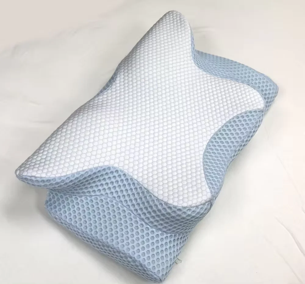 Ew Ergonomic Contour Pillow for Neck and Shoulder Pain Relief  Cervical Memory Foam Neck Pillow Sleeper Pillow