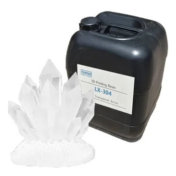 LX-304 photopolymer UV Resin 365-405nm LCD/DLP printer 3D printing High Transparent Resin Jewelry model