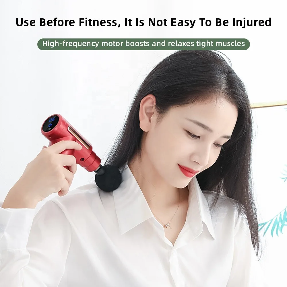 2022 Latest Electric USB Portable Deep Tissue Mini Vibration Massage Gun Booster Massage Gun