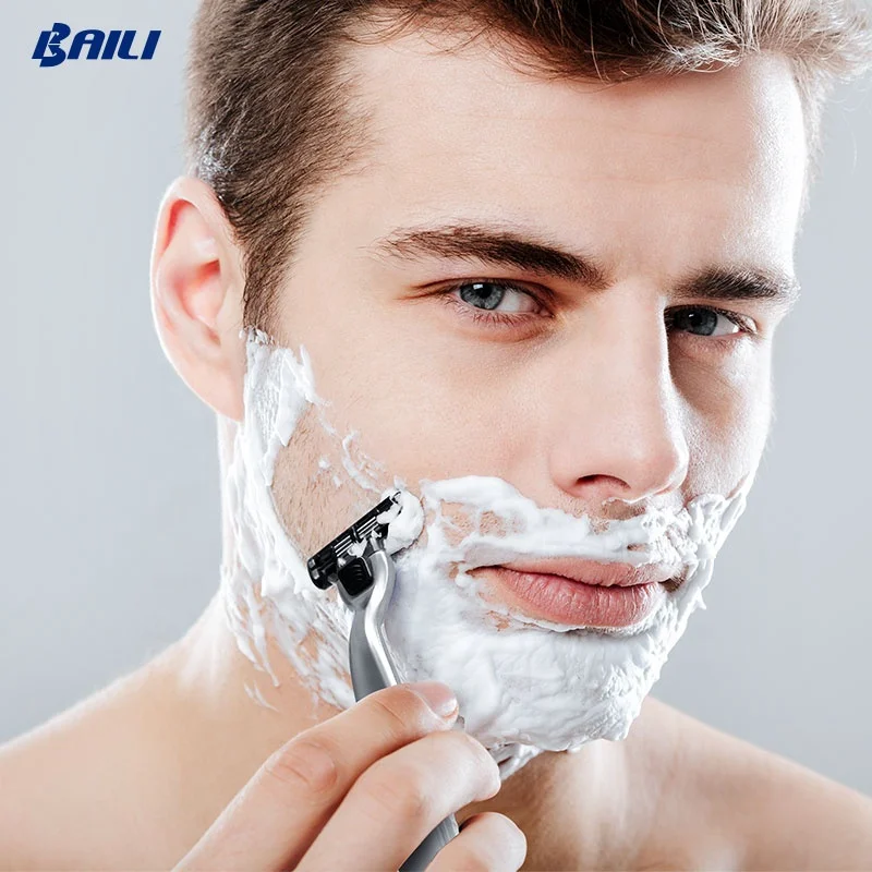 3 Layer Blade razor New Design Plastic Handle Shaving razor Triple Blade Shaver razor