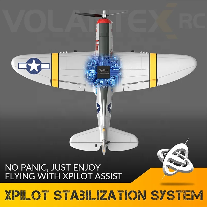Volantex P47 サンダーボルト EPP RTF 400MM 初心者向け4CH RC戦闘機
