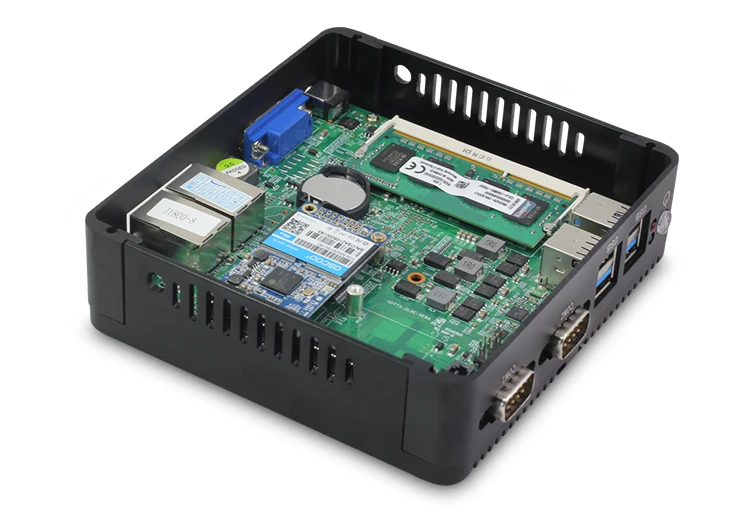 Industrial Mini Pc Core I5 5200U Hackintosh Two Ethernet Minipc Desktop Computer