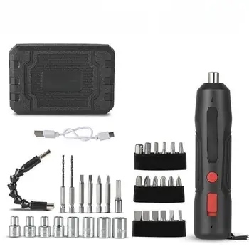 Multi-function mini 36 PCS Electric screwdriver small charging type handheld home tool kit