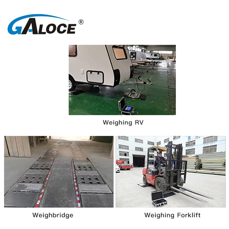 GPWA08 10 20Ton Wireless Digital Custom Dynamic Portable Axle Vehicle Weighing Truck Scale
