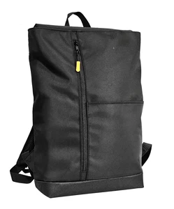 Black Oxford Fabric Backpack, Durable Daypack with Mesh Padding, Multi-Pockets for Daily Commute & Travel
