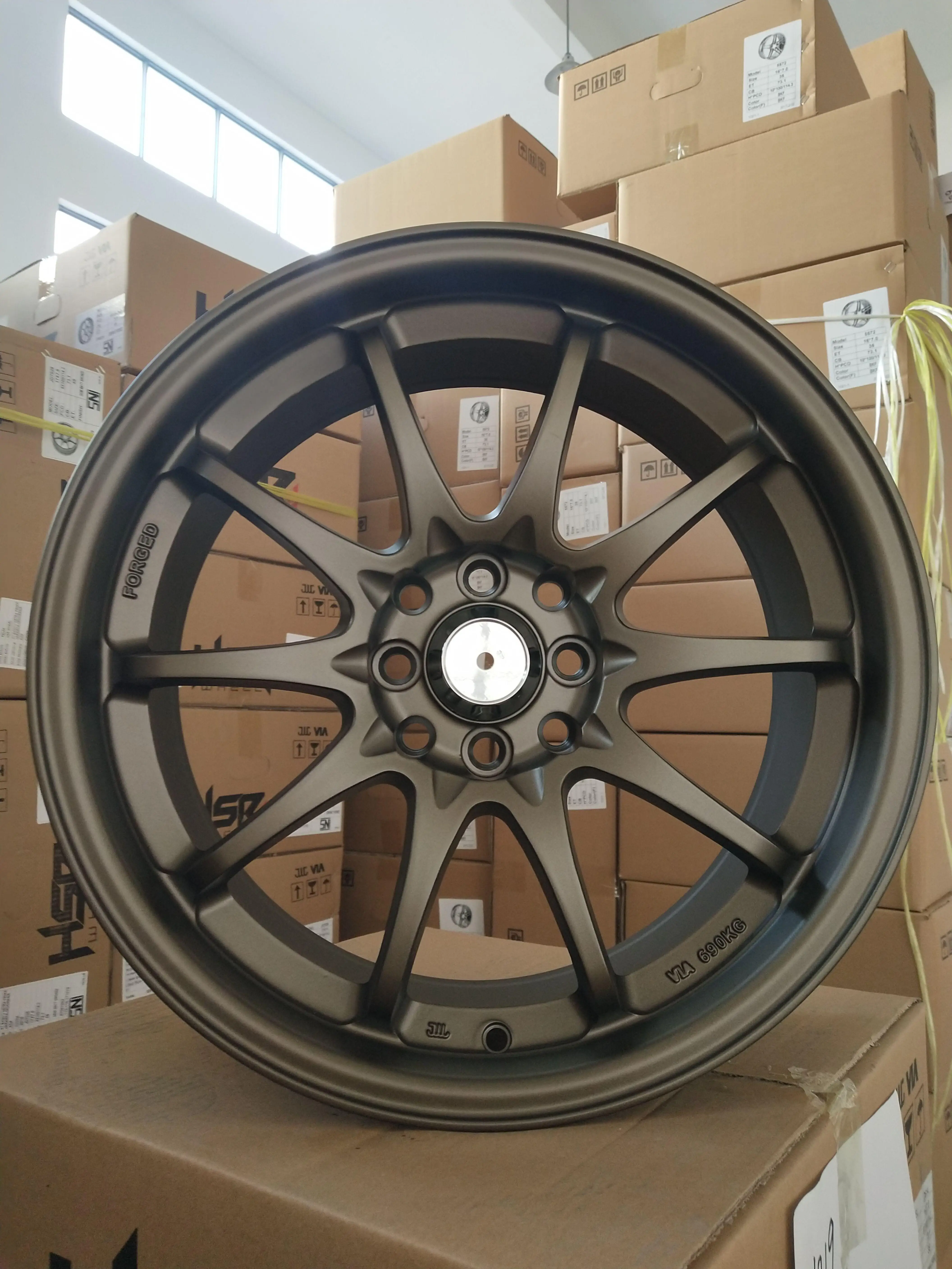 Alloy Wheel Popular Design  Ce28 Rims 17/18 Inch 4/5/8*100-114.3 ANY Color Directly From Factory