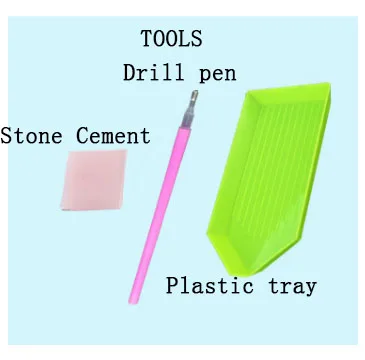 For Chenistory DZDP001 Abstract Style Full Drill Diamond Painting Kit DIY Cross Stitch Mosaic Oil Canvas Drop Shipping Available