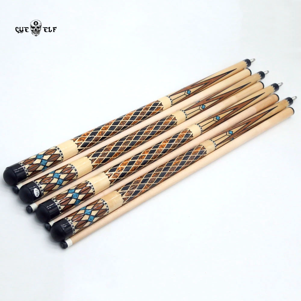 Cueelf Radial Joint 12mm Tip Size 3 Cushion Carom Billiard Pool Cue