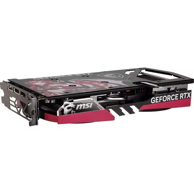 NEW MSI GeForce RTX 4060 Gaming Graphics Card GAMING X 8G MLG EDITION Red PC GPU RTX4060 Video Card 8GB
