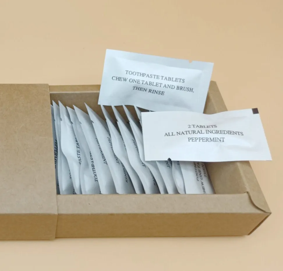 Ada Approved Plastic Free Toothpaste Tablets For Home And Travel Buy