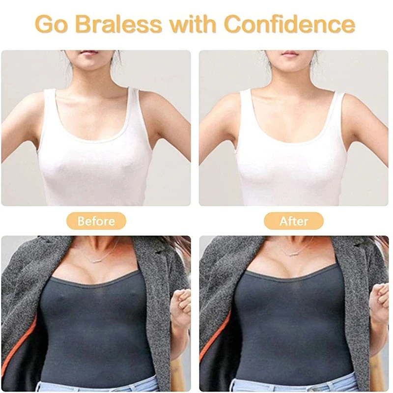 MIVAIUN 8 Paia Copricapezzoli Silicone, 10 PCS Adesivi Copricapezzoli - Foto 2