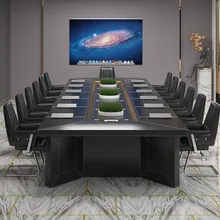 Luxury 20 person meeting table conference modern office conference tables with leather material