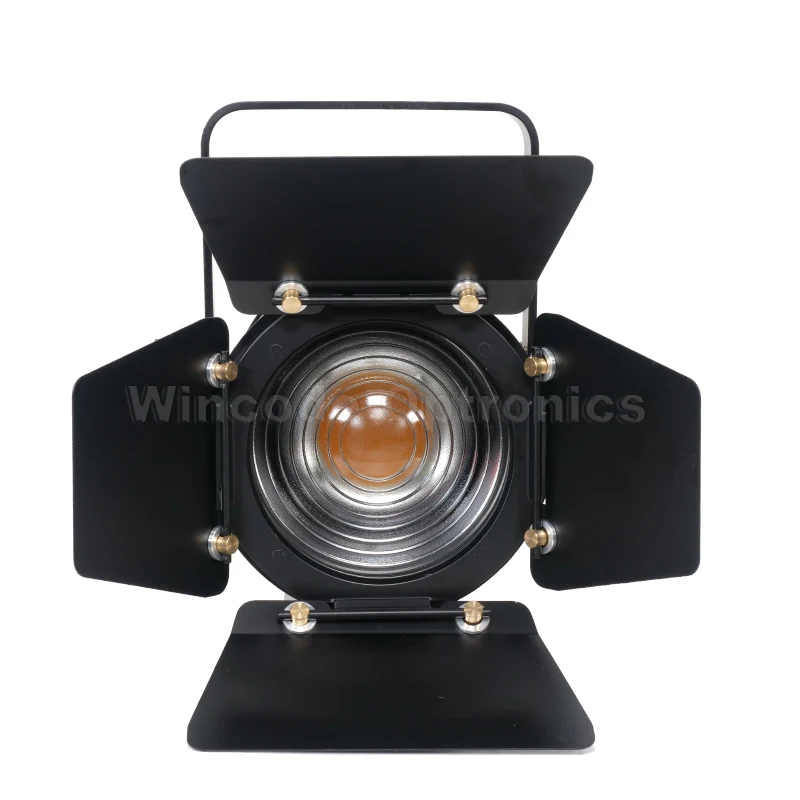 Linear DMX Dimming Flicker Free 100W LED Fresnel Spotlight for TV Studio