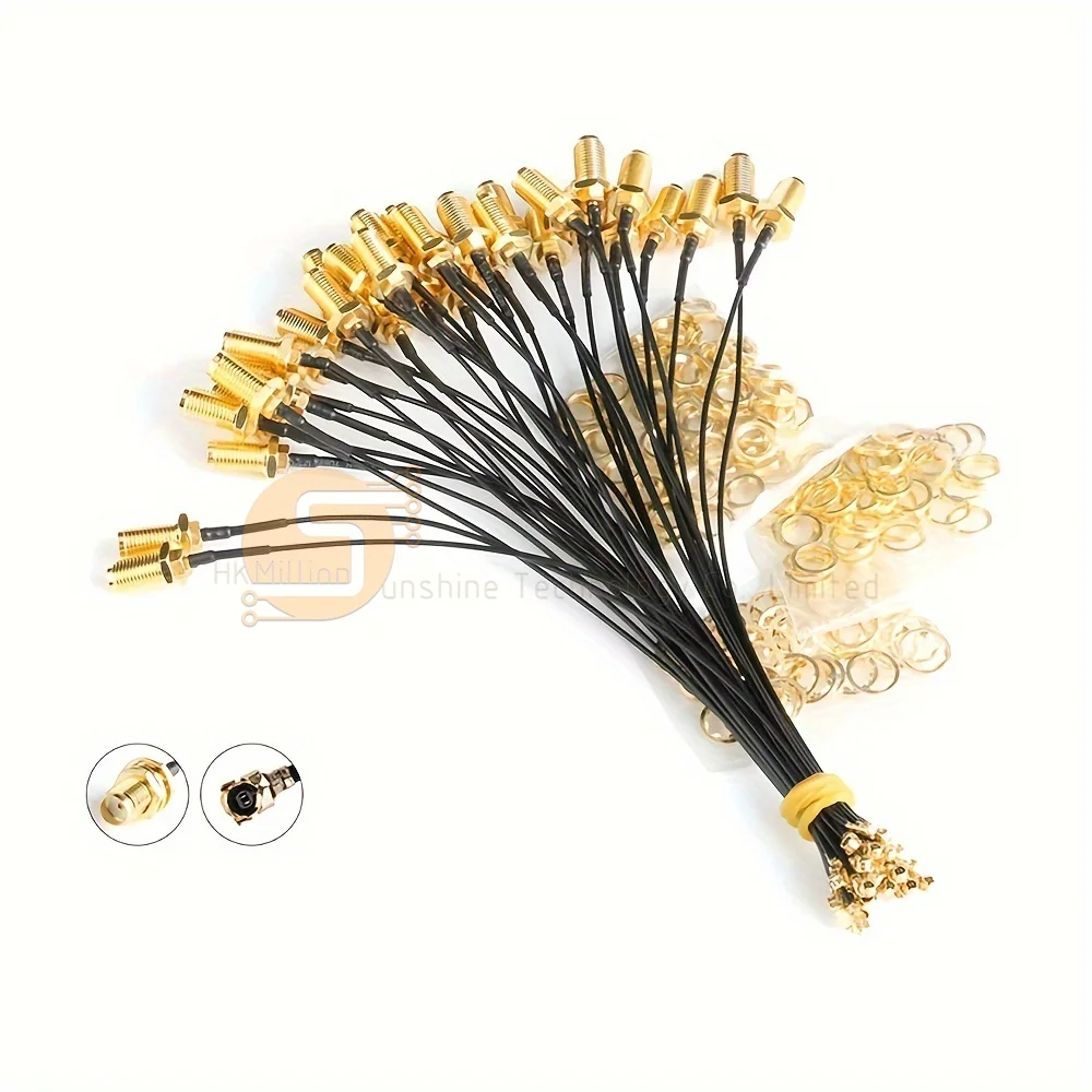 Кабель антенны U.FL на SMA мама 6 дюймов 15 см, с низкими потерями, коаксиальный ВЧ штекер для Wi-Fi