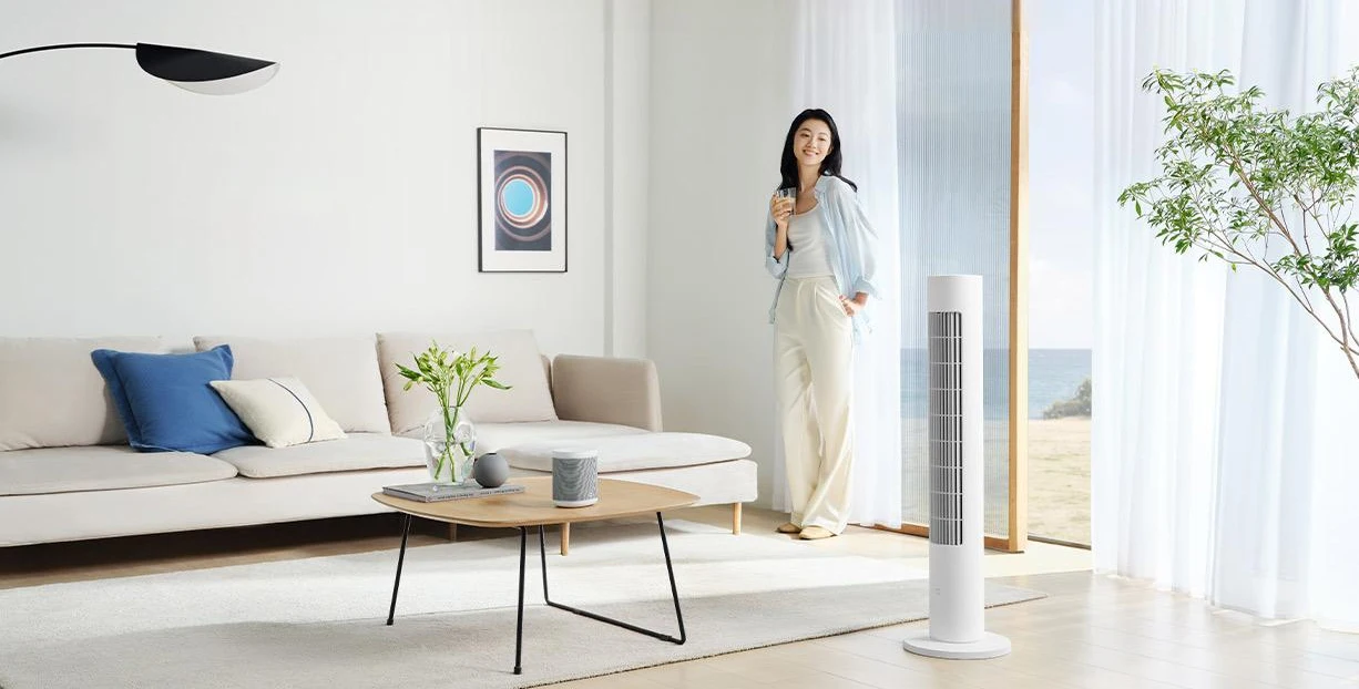 Xiaomi Mijia Smart Dc Frequency Conversion Tower Fan 2 Bpts02dm White ...