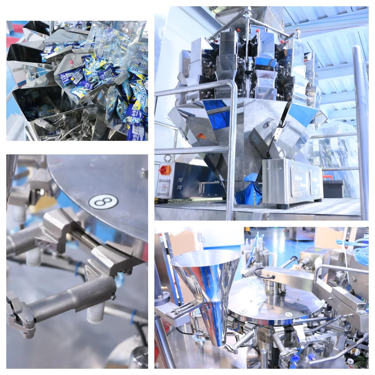 Automatic Smart Weigh Premade Bag Pouch Bean Sachet Packaging Machine 1kg 5kg Nuts Chips Sugar Pet Food Doypack Packing Machine