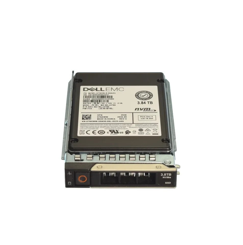 Original New 0255y002 Pm9a31t92w2 Ssd 1.92tb Nvme Pcie Read