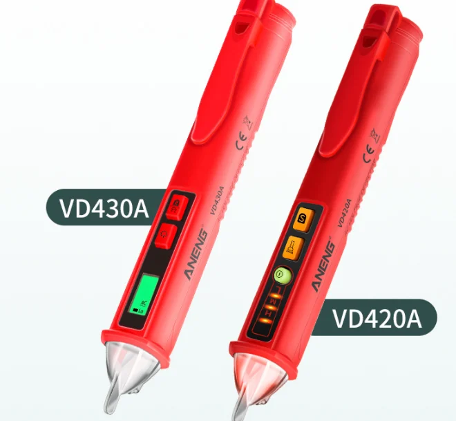 Details about   Probador De Voltaje Sin Contacto Detector De Voltaje De 12-1000V Ca Prueba D... 