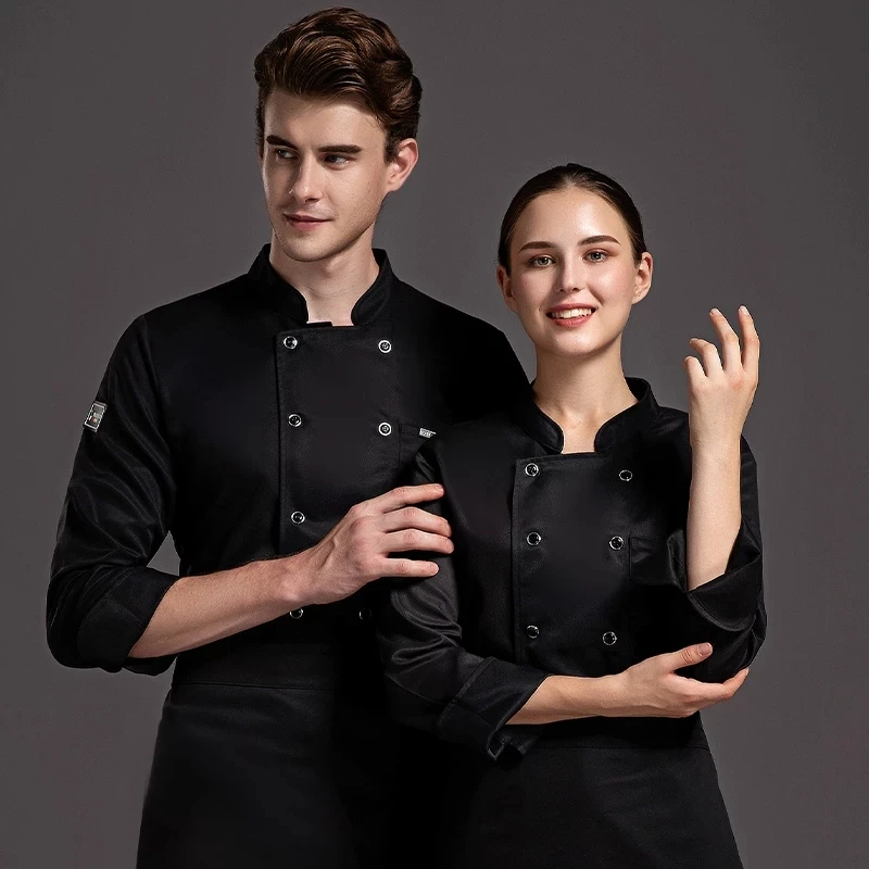 Mierda Convertir Periódico Source Camisa de manga larga Unisex, uniforme de Chef de alta calidad,  color negro on m.alibaba.com