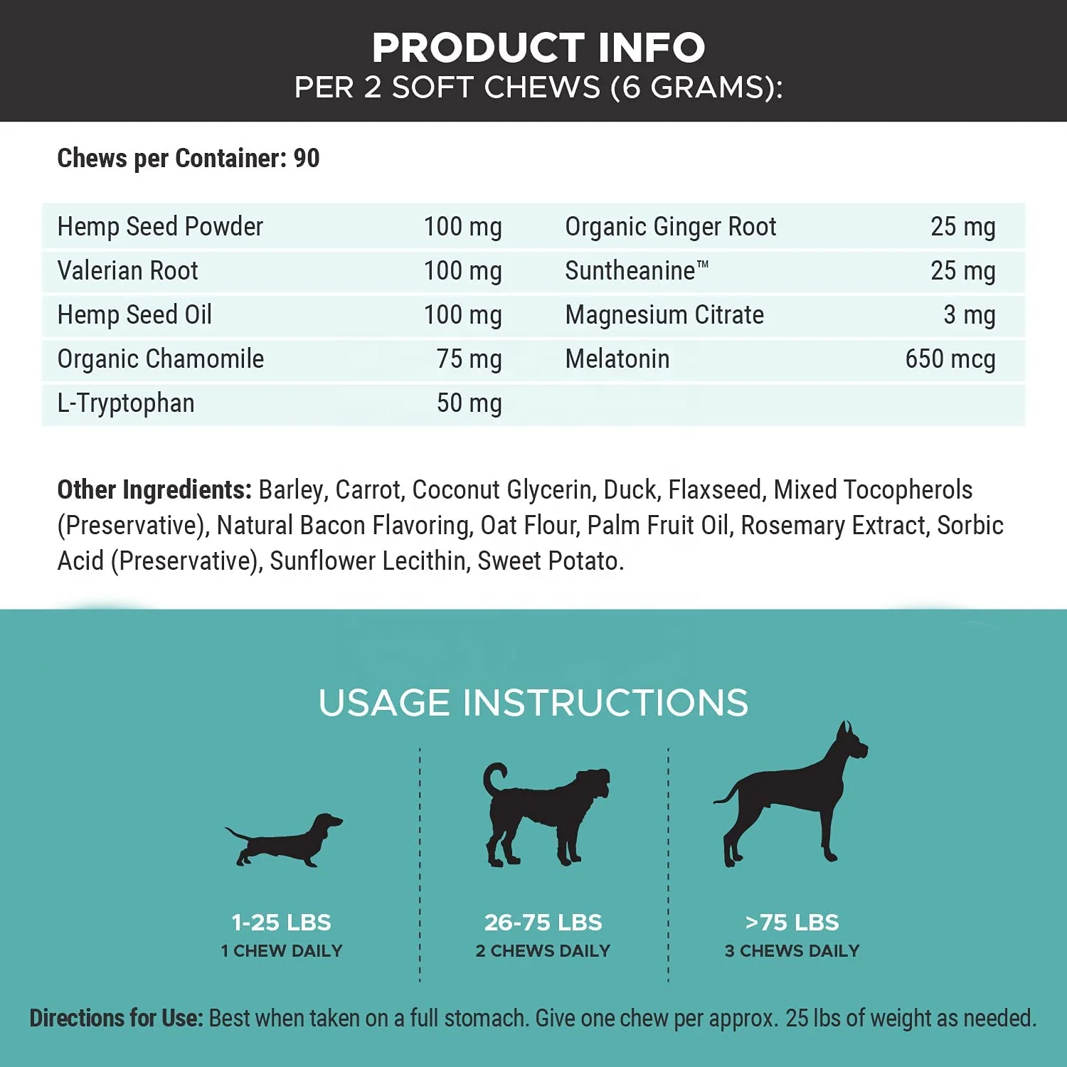 Oem Calming Chews For Dogs Natural Soothing Snacks With Valerian Root