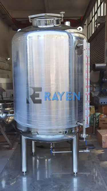Stainless Steel Hydrogen Storage Tank - 2000L Capacity