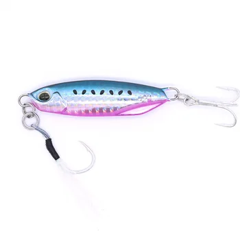 AOCLU Slow Metal Cast Jig Spoon 20g Casting Jigging Lead Fish Sea Bass Fishing Lure Artificial Bait Tackle for Saltwater Jigging – Metal Jig – view 4