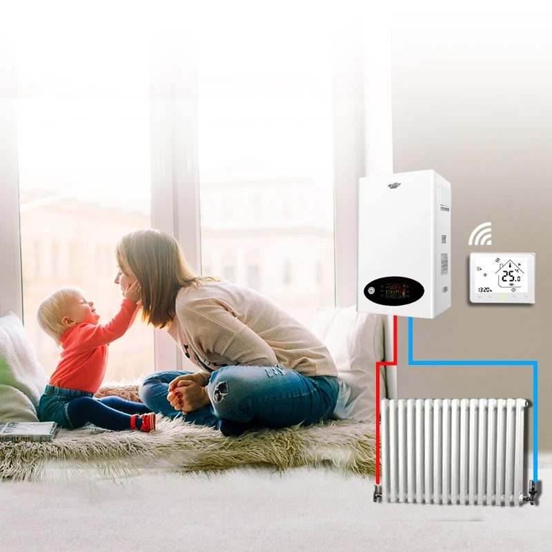 Central Heating 12kw Electric Boiler 12KW Wall Mounted Wifi