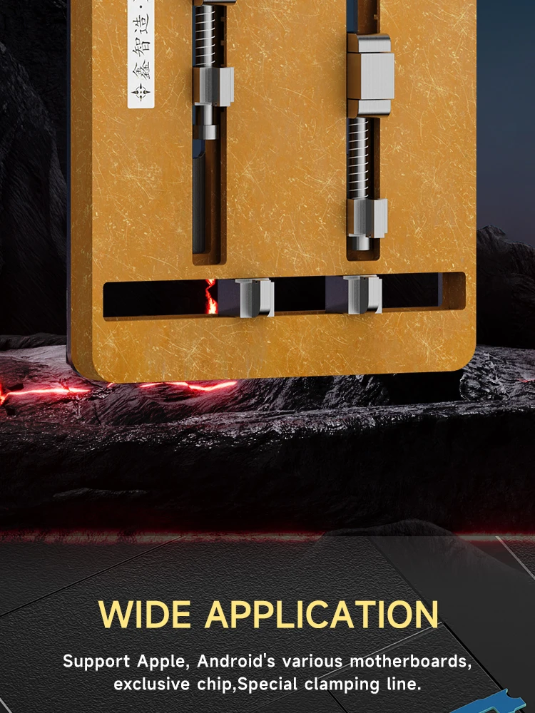 XZZ T2 Dual-axis Multi-function Motherboard Fixture PCB Holder CPU IC Chip Soldering Rework Platform Universal Clamp