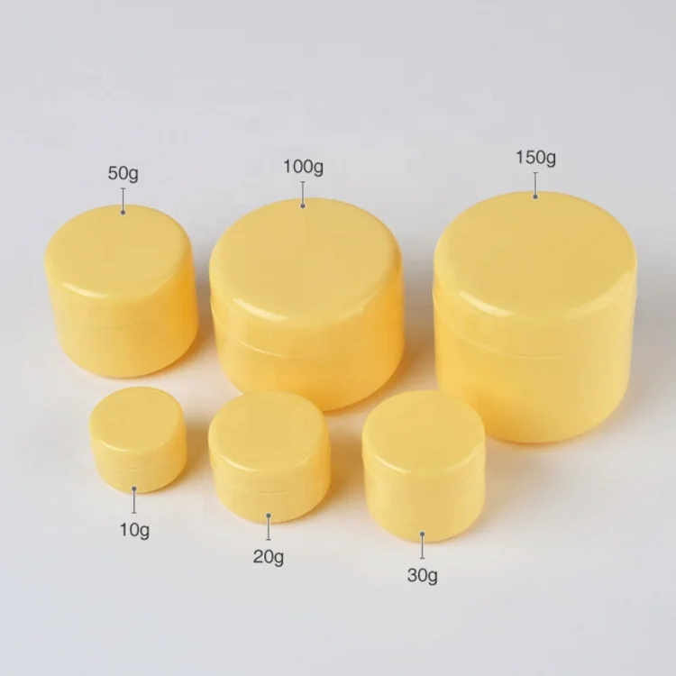 China Supplier Fashionable Custom Colors Pp Cream Jar Plastic Container For Cosmetic Cream Cosmetic Packaging Jar For Sale