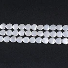 15mm White Heart Shape Pearl Shell Beads Strand Mother Of Pearl Beads For DIY