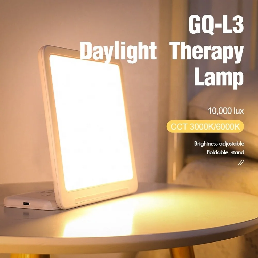 moonmoon DAYLIGHT THERAPY LAMP GQ-L3 本体 GQ-L3 Sunrise Sunset LED Optical Mood Lamp Portable Daylight SAD