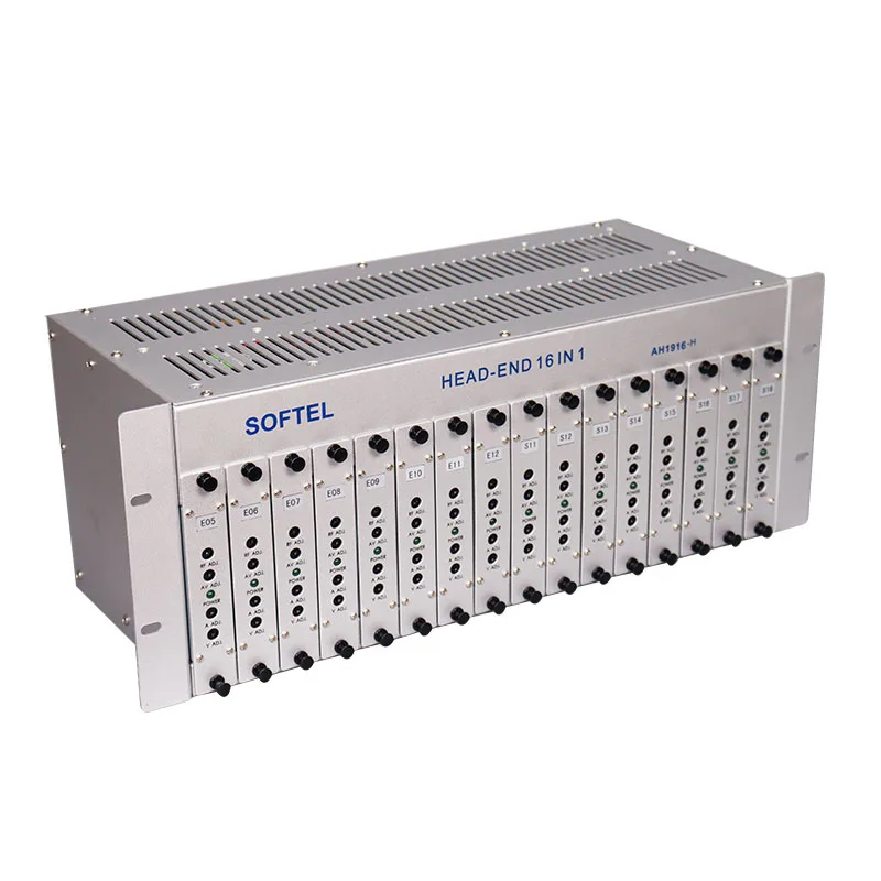 Single Channel 16 24 Rf Modulator 16 Channels Pal B/g  Catv Modulator