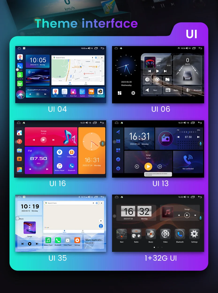 Android 12 8core Car Multimedia Player - Universal DSP Radio