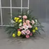 Colorful Catharanthus Potted Floral (Single-sided)