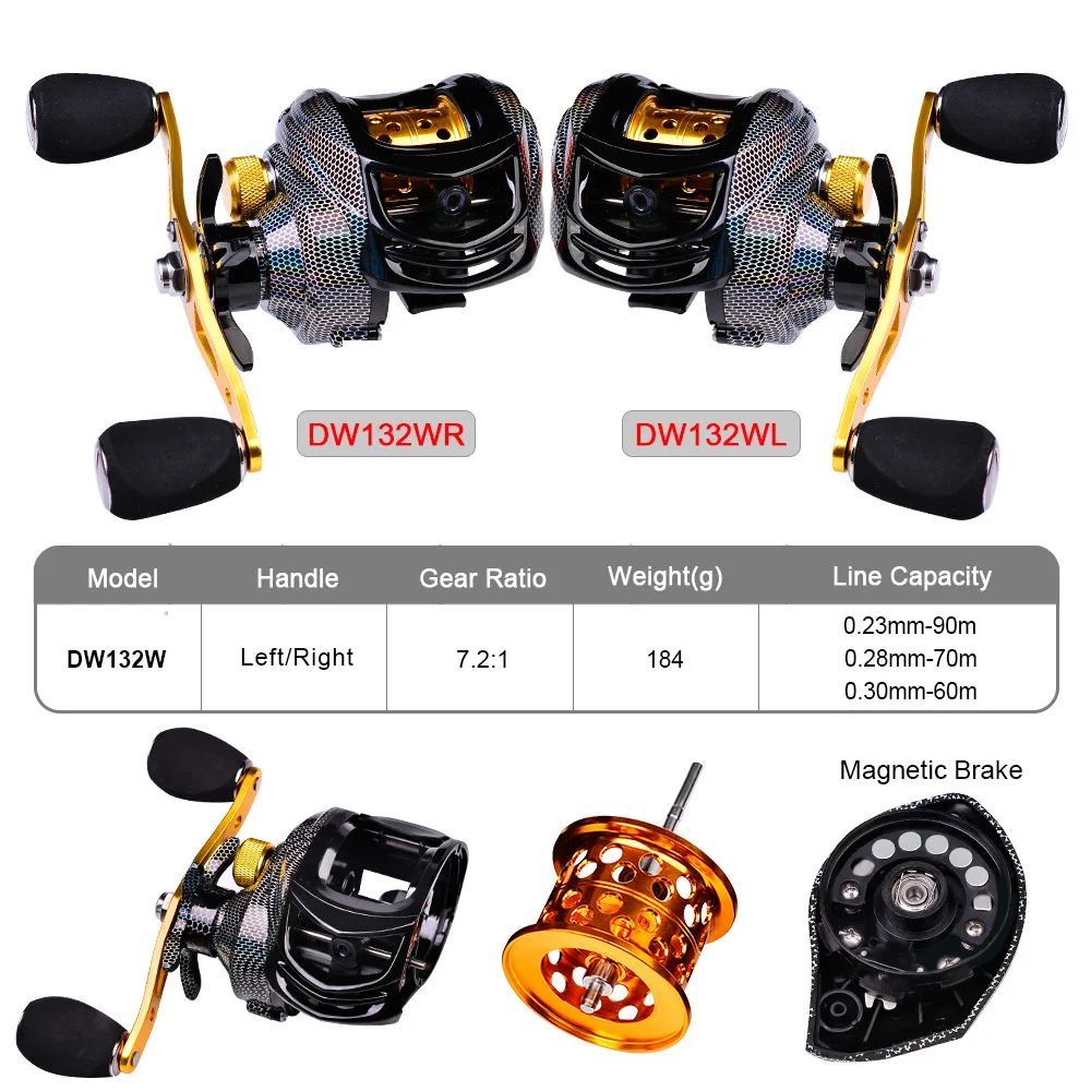 baitcasting rod with spinning reel Fishing For Fun Baitcaster I Catfish Pro bass fising Tip Casting Combo excels 9 Best Baitcasting Reel Left or Right:Right Handed