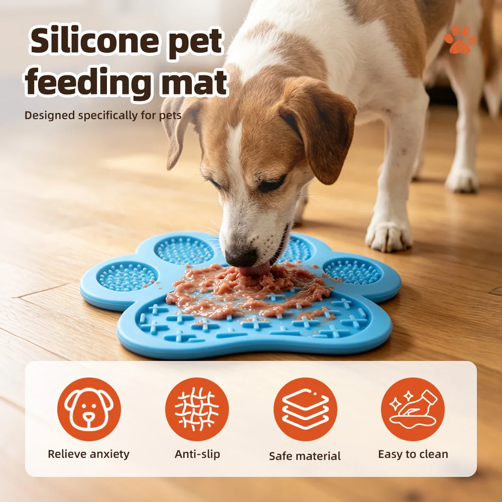 Wholesale Silicone Eco-Friendly Pet Licking Mats with Suction Cups for - product detail 2